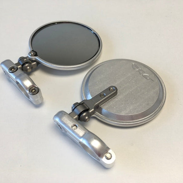 CRG Hindsight Folding 3 in. Round Bar-End Mirror Right
