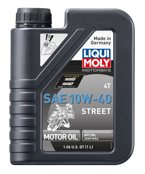 Liqui Moly Motorbike 4T Street Semi-Synthetic — 10W-40