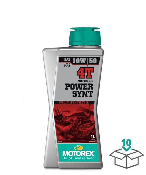 Motorex Power Synt 4T — 10W-50 JASO MA2 (1L)