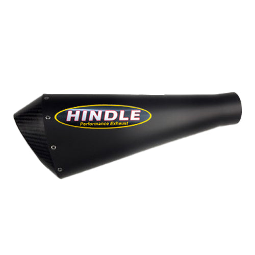 Hindle Yamaha XSR900 2017-2018 Evo Megaphone Muffler, Black, Carbon End Cap