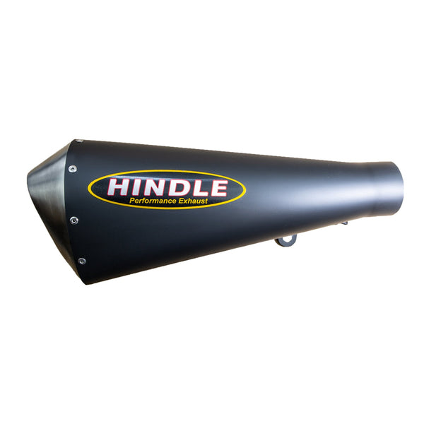 Hindle Yamaha XSR900 2017-2018 Evo Megaphone Muffler, Black