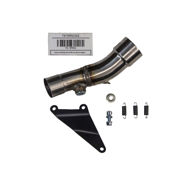 Hindle 2013-17 Triumph 675/R Slipon Adapter w/hanger