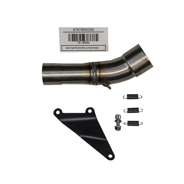 Hindle 2013-17 Triumph Street Triple Slipon Adapter w/hanger