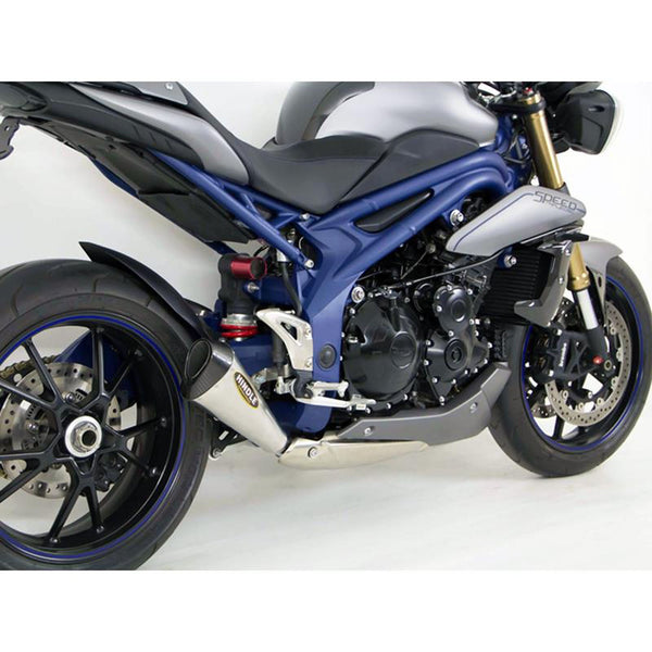 Hindle Evolution Megaphone Slip-on System Triumph 1050 Speed Triple 2011-15