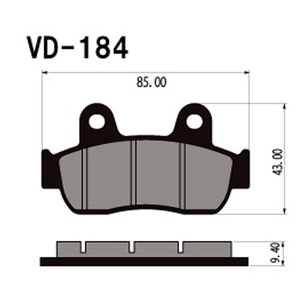 Vesrah Brake Pads — VD-184