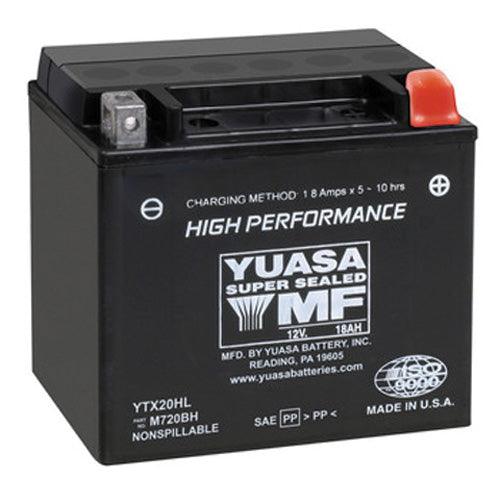 Yuasa YTX20HL High-Performance AGM Battery