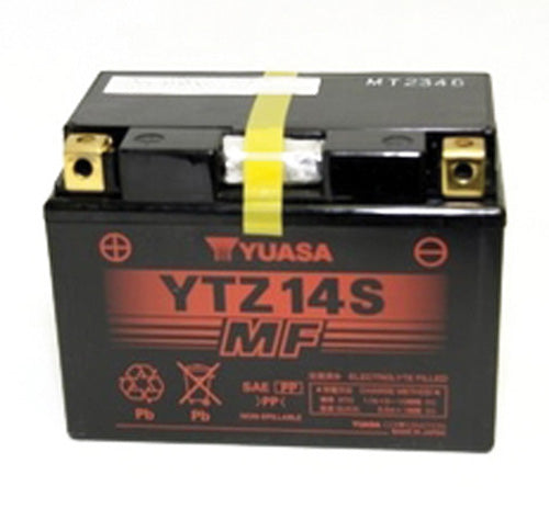 Yuasa YTZ14S Factory Activated AGM Battery
