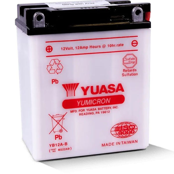 Yuasa YB12A-B Conventional Battery