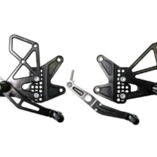 Vortex 06-16 Yamaha YZF-R6 Rear Set — Black (RS616K)