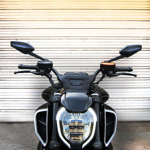 New Rage Cycles 23+ Ducati Diavel V4 Front Turn Signals — DV4-FS