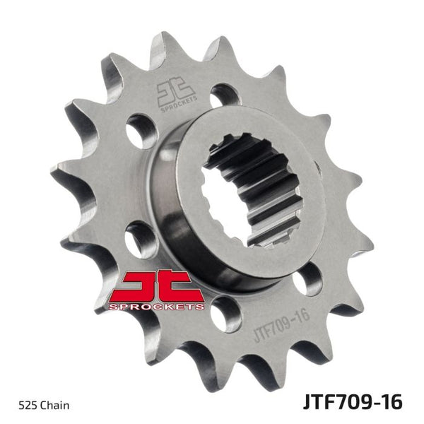 JT Sprockets 525 Steel Front Sprocket, 16T (JTF709.16)