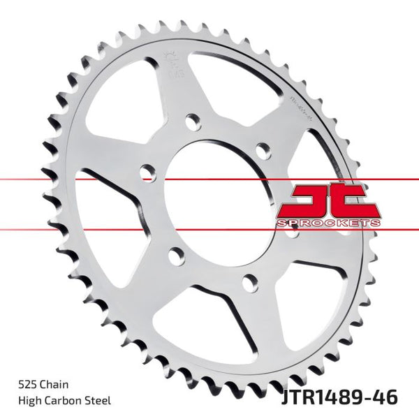 JT Sprockets 525 Steel Rear Sprocket, 46T (JTR1489.46)