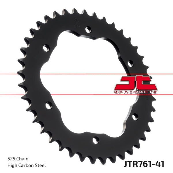JT Sprockets 525 Steel Rear Sprocket, 41T (JTR761.41)
