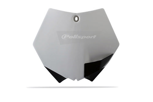 Polisport Number Plate - OEM White (8664400007)