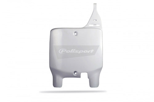 Polisport Number Plate - OEM White (8667000001)