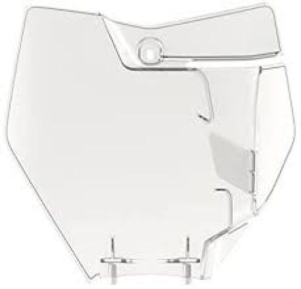 Polisport Number Plate - Clear (8664900004)