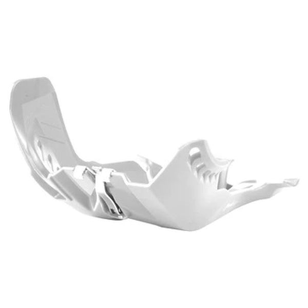 Polisport SKID Plate — White — Husqvarna/KTM (6 Models) — (PN 8471600003)