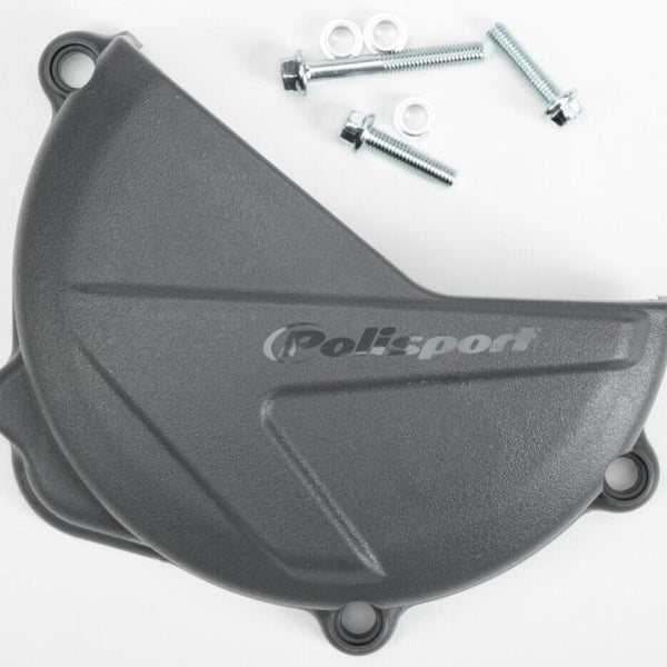 Polisport Clutch Cover Nardo — Grey — Honda CRF-250R/CRF-250RX (2018-2026)