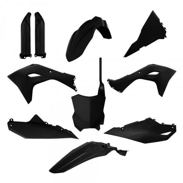 Polisport Replica Plastic Kit - Black (91362)