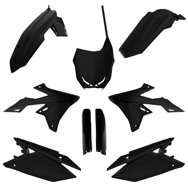 Polisport Replica Plastic Kit - Black (91428)