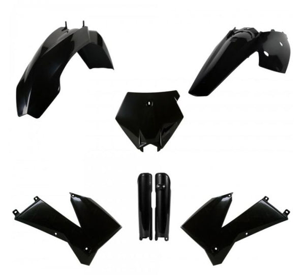 Polisport Replica Plastic Kit - Black (91437)