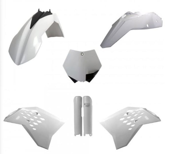 Polisport Replica Plastic Kit - White (91438)