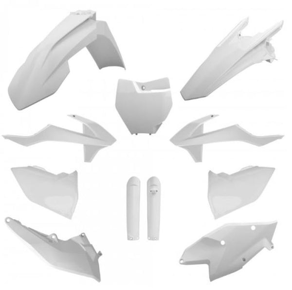 Polisport Replica Plastic Kit - White (91453)