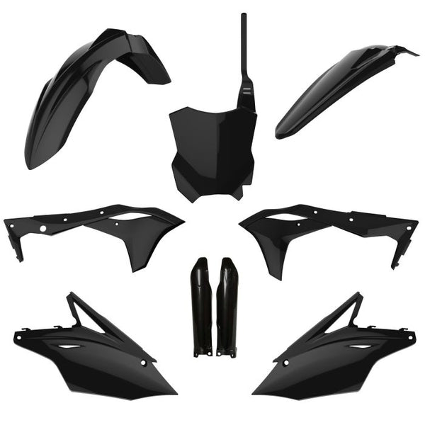 Polisport Replica Plastic Kit - Black (91491)