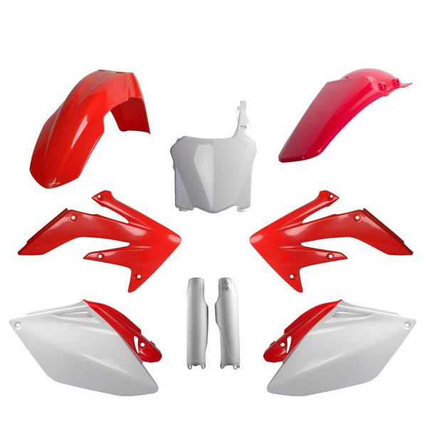 Polisport Replica Plastic Kit — FULL Kit OEM Color — Honda CRF250R (2008)