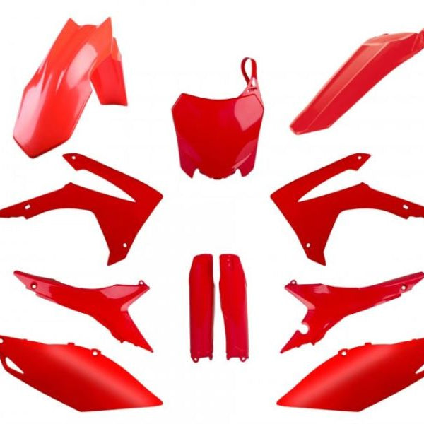 Polisport Replica Plastic Kit — FULL Kit Honda REDCR04