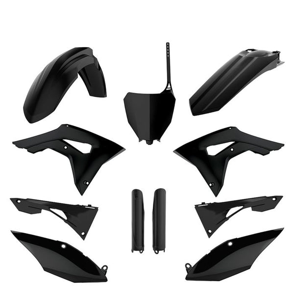Polisport Replica Plastic Kit - Black (91536)