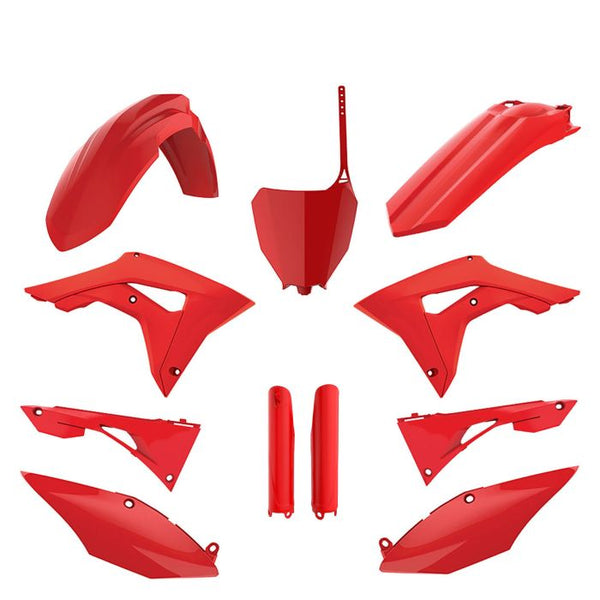Polisport Replica Plastic Kit - Red (91537)