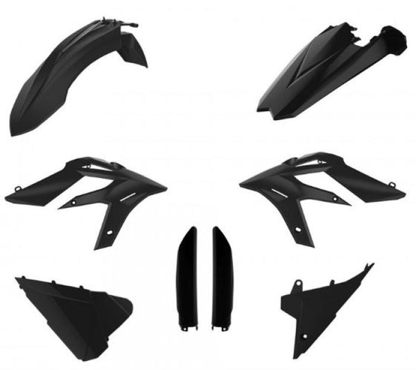 Polisport Replica Plastic Kit - Black (91559)