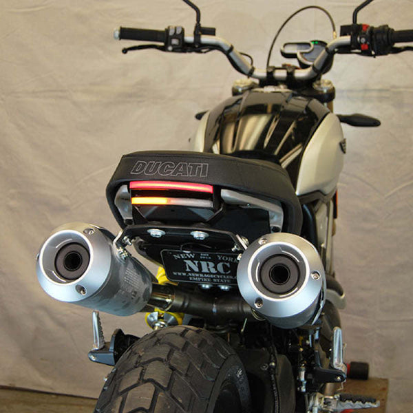New Rage Cycles 18+ Ducati Scrambler 1100 Fender Eliminator Kit Tucked — S1100-FE-T