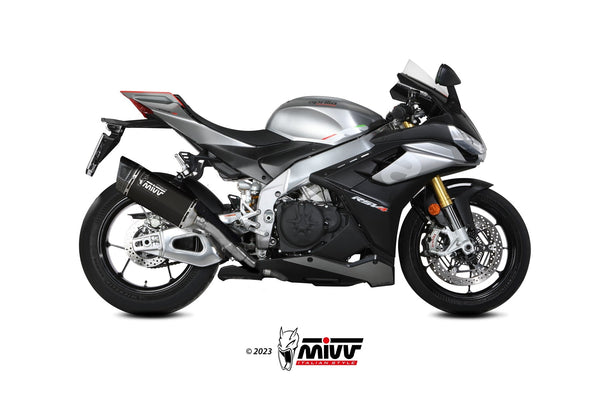 MIVV SR-1 Black Titanium Slip-On Exhaust (A.015.LR1TB)