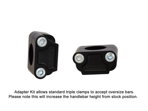 Vortex Oversize Handle Bar Adapter — Black (AD101S)
