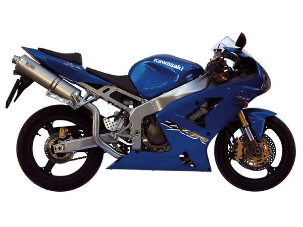 MIVV Oval Titanium Slip-On Exhaust (K.009.L4) for 2003-2004 Kawasaki ZX-6R/ZX-6RR 636