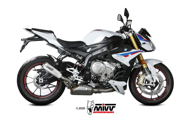 MIVV X-M1 Titanium Slip-On Exhaust (B.030.LC4T) for 2017-2020 BMW S 1000 R