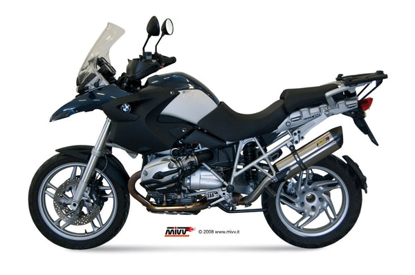 MIVV Suono Stainless Slip-On Exhaust (B.002.L7) for 2004-2007 BMW R 1200 GS/Adventure