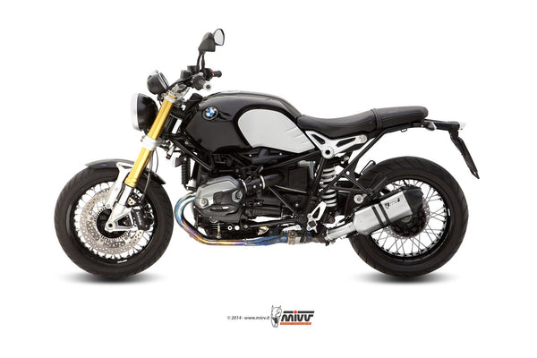 MIVV Speed Edge Stainless Slip-On Exhaust (B.021.LRX) for 2014-2020 BMW R nineT
