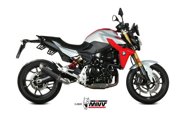 MIVV GPpro Black Slip-On Exhaust (B.038.LXBP) for 2020-2022 BMW F 900 R