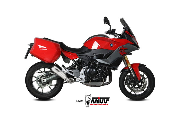 MIVV X-M1 Titanium Slip-On Exhaust (B.037.LC4T) for 2020-2024 BMW F900 XR