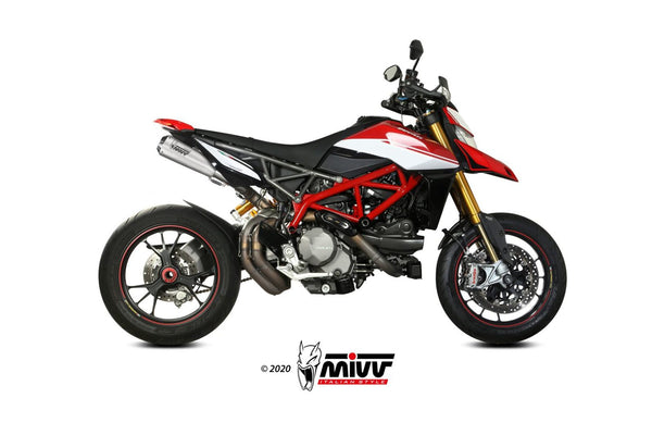 MIVV X-M1 Titanium Slip-On Exhaust (D.045.LC4T) for 2021-2022 Ducati Hypermotard 950