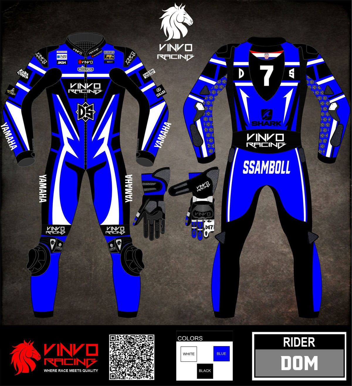 Custom Stingray Race Suit design 59