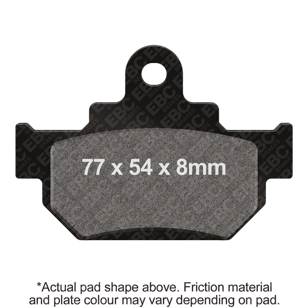 EBC 85-86 Suzuki RM 125 F/G Front Left R Series Sintered Brake Pads — FA106R