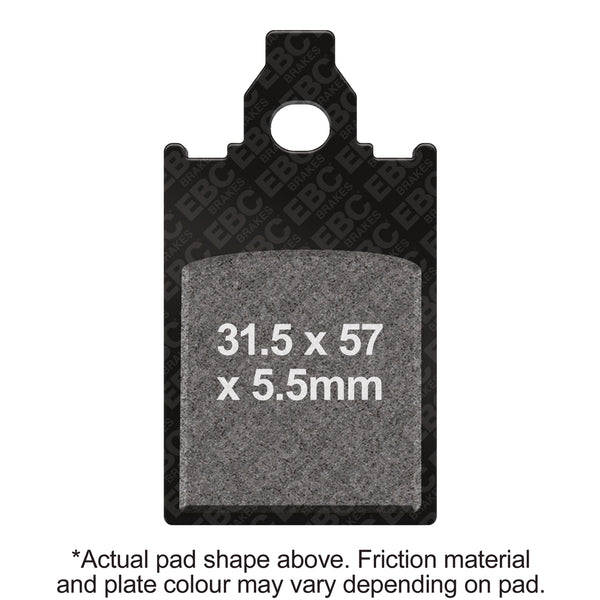 EBC 98-04 Malaguti F12 Phantom A/C Front Left FA-SFA-X Brake Pads — SFA116