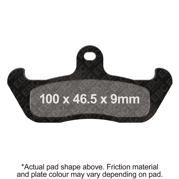 EBC 87-88 Cagiva WMX 250 Front Left R Series Sintered Brake Pads Brake Pads — FA134R