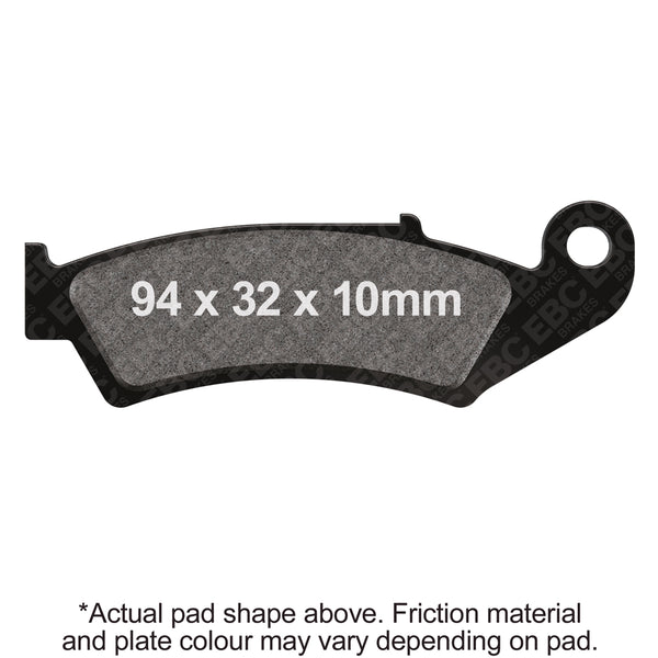 EBC 94-95 Honda RVF 750 RR RC 45 Rear Left FA-SFA-TT-X Brake Pads — FA143