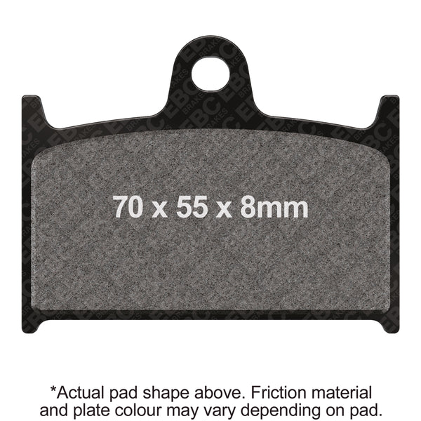 EBC 92-93 Suzuki GSX-R 600 Front Left/Right EPFA HH Brake Pads — EPFA145HH