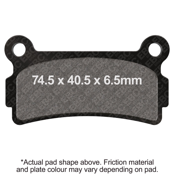 EBC 89-92 Beta TR34 260 Zero Rear Left FA-SFA-TT-X Brake Pads — FA164X